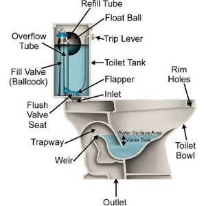 how does toilet work