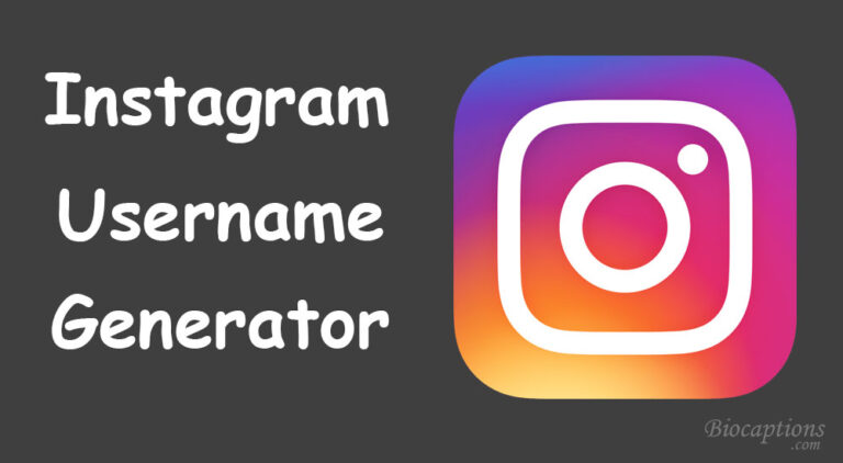 Instagram Username Generator Tool 2021 [100% Working]